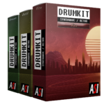 BUNDLE - 3 DRUMKITS - Synthwave (Green, Gold & Fire)